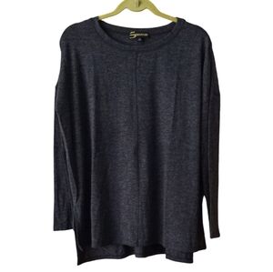 Serena Williams Signature Statement Medium Dk Grey Long Sleeve Stretch Top NWT